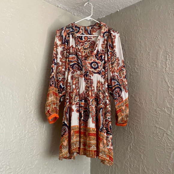 Free People Dresses & Skirts - Colorful Free People dress small/petite sizing.